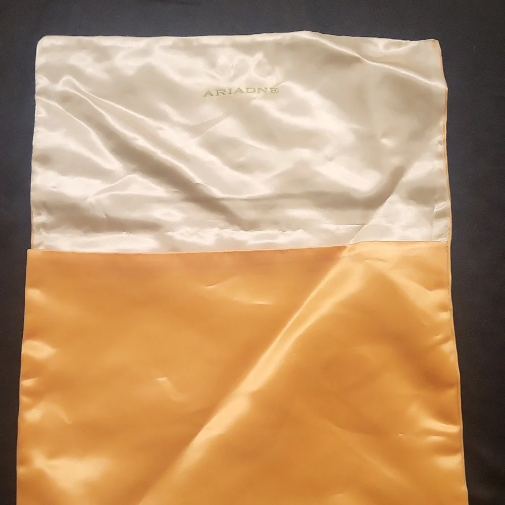 Vintage Satin Jewelry Lingerie Accessory Bag